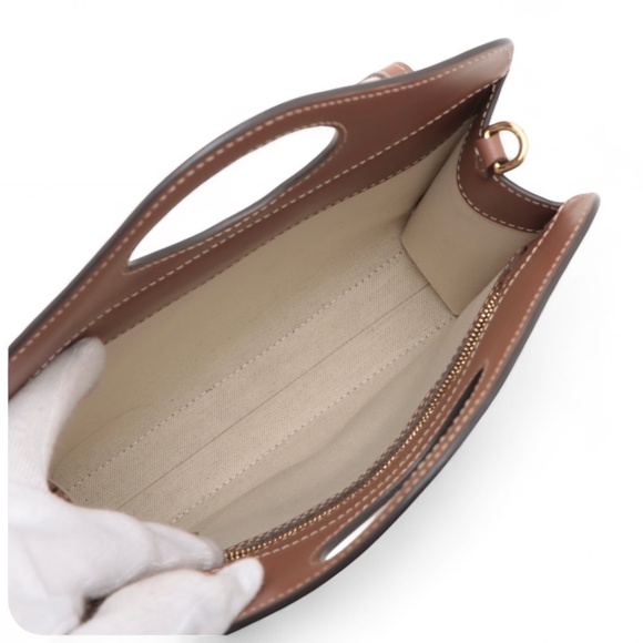 Preloved Burberry Canvas Mini Tote Bag - Picture 4 of 4